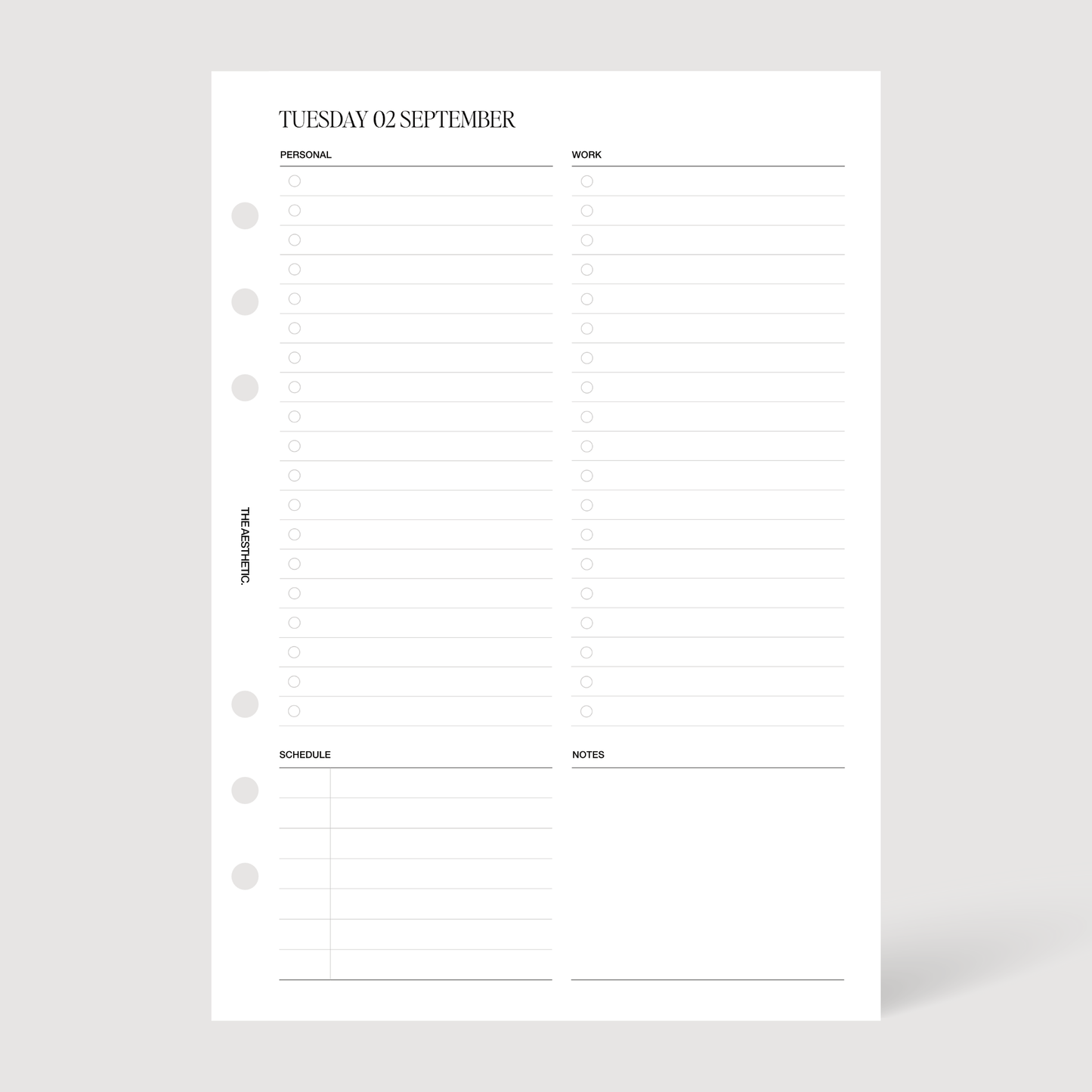 THE 2025/2026 COMPLETE PLANNER INSERTS