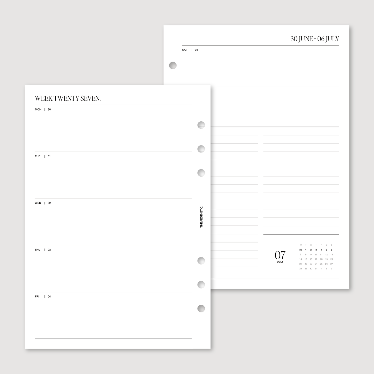 THE 2025/2026 COMPLETE PLANNER INSERTS