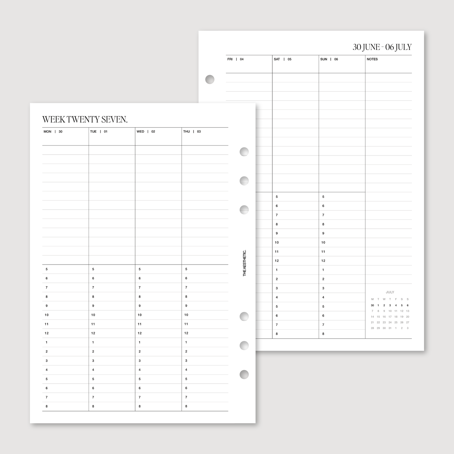 THE 2025/2026 COMPLETE PLANNER INSERTS
