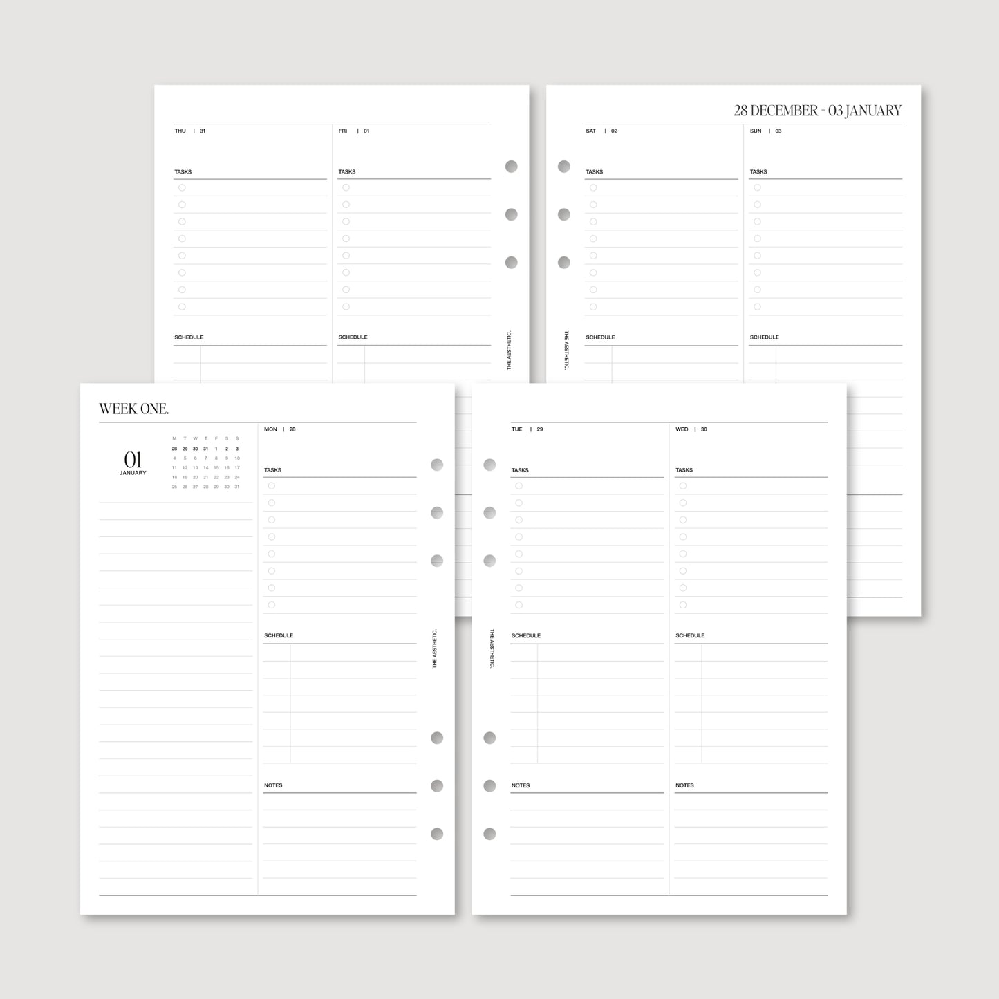 2027 PLANNER INSERTS | JAN - JUN