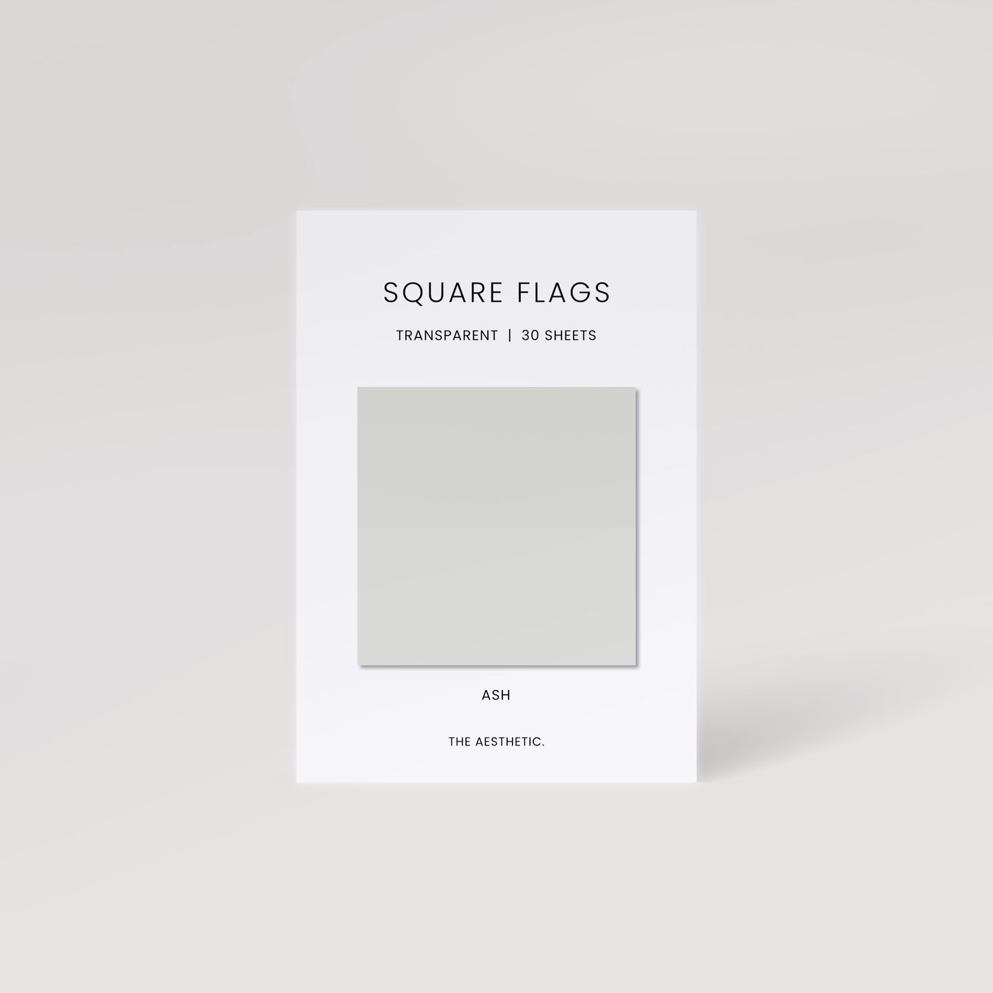 Square Transparent Page Flags | 5cm