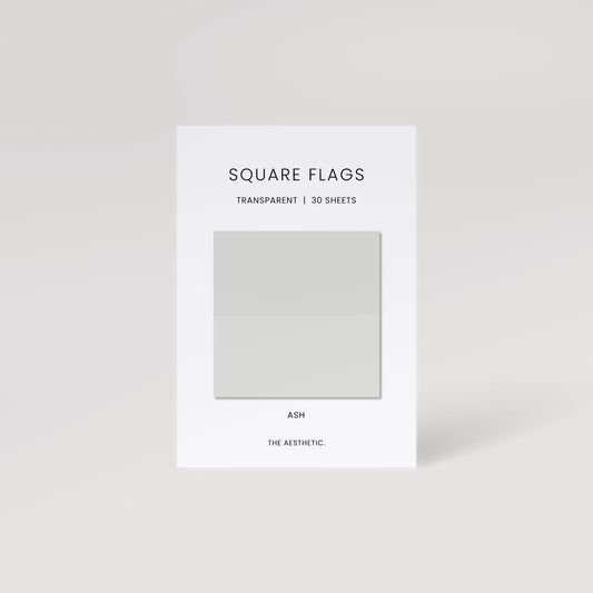 SQUARE TRANSPARENT PAGE FLAGS | 5CM