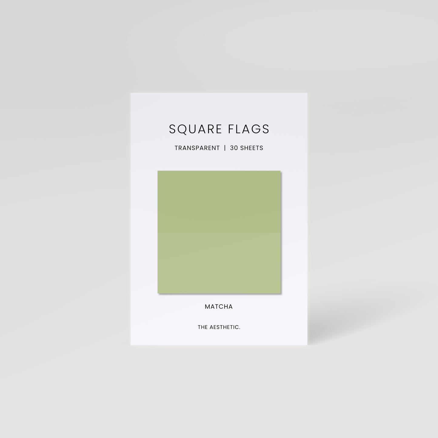 Square Transparent Page Flags | 5cm