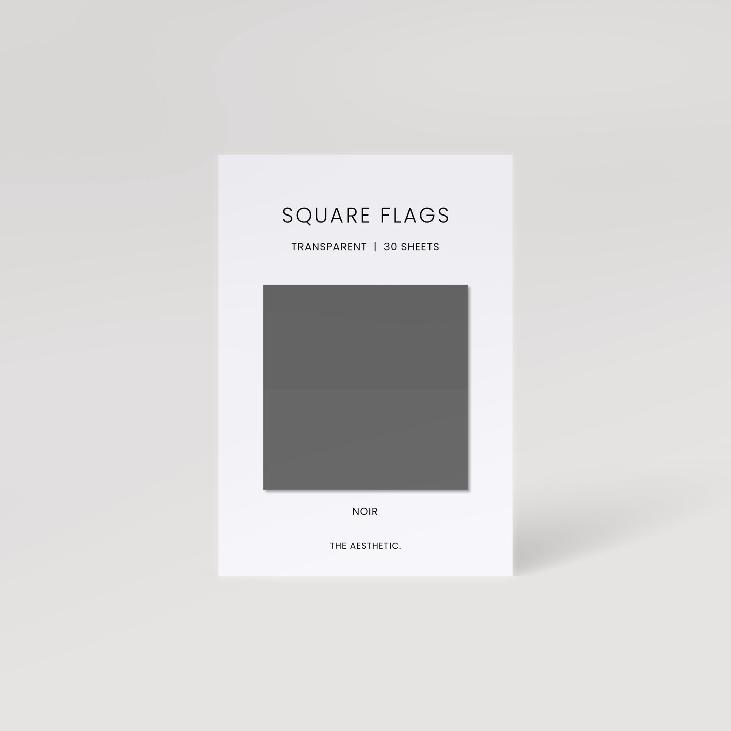 Square Transparent Page Flags | 5cm