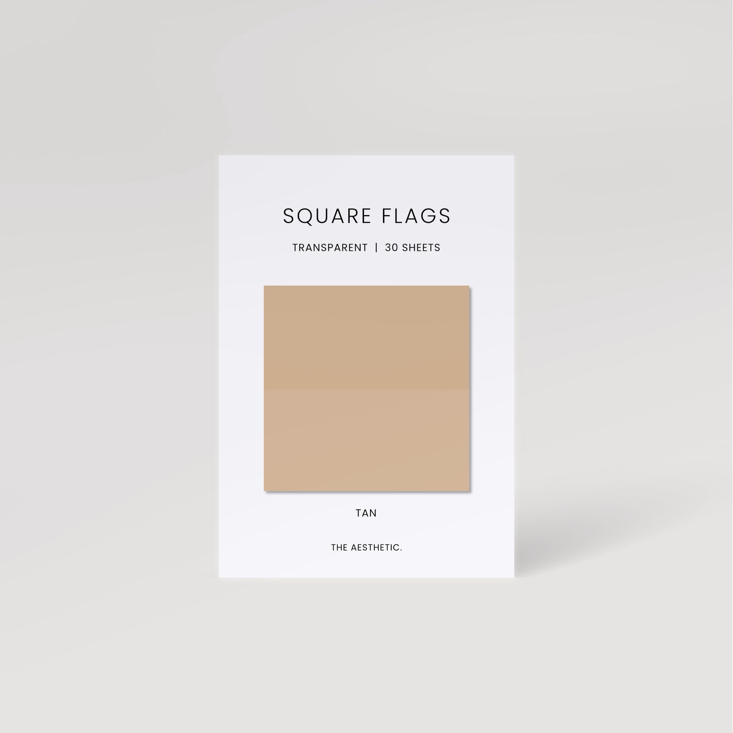 Square Transparent Page Flags | 5cm