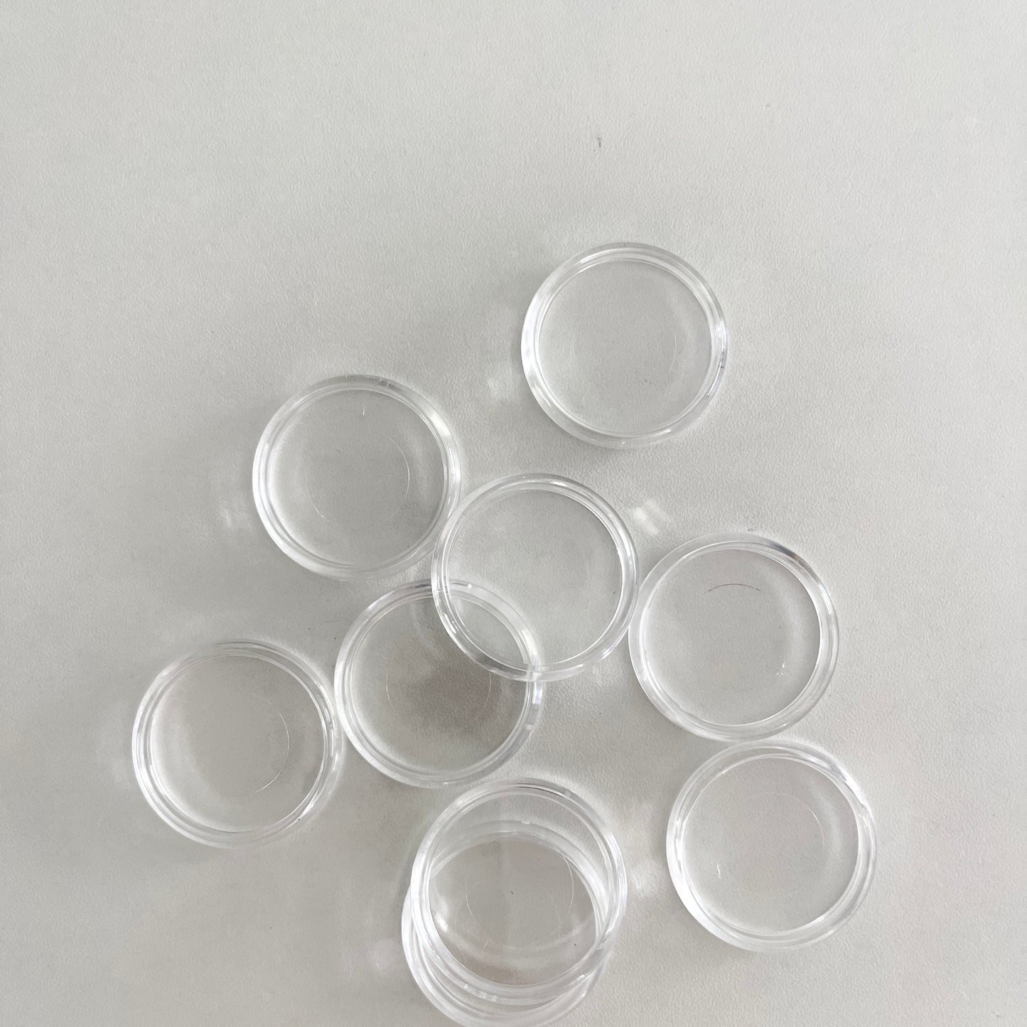 CLEAR PLASTIC PLANNER DISCS | 3 SIZES
