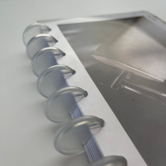 FROSTED PLASTIC PLANNER DISCS | 3 SIZES