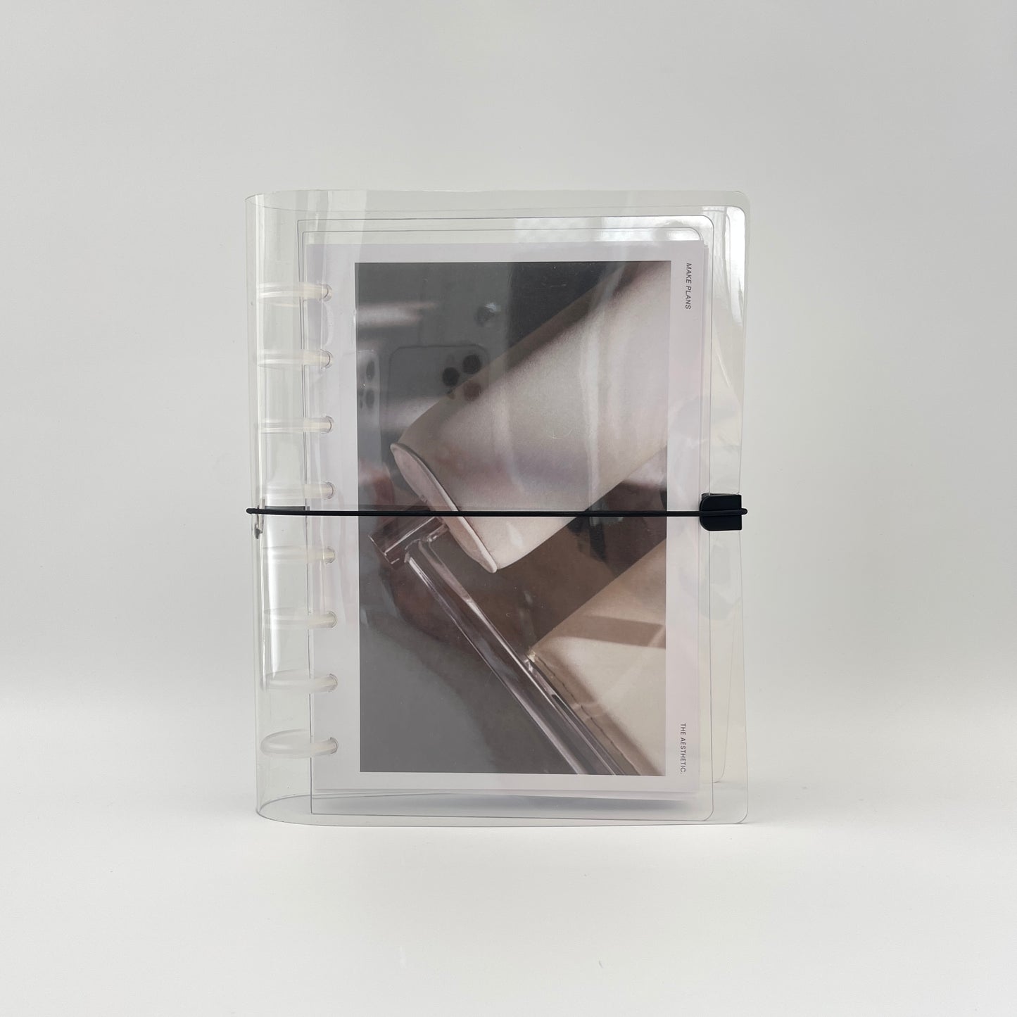 CLEAR VINYL PLANNER COVER