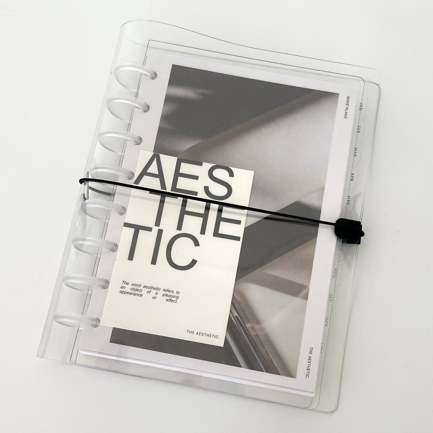 Clear Vinyl Planner Cover