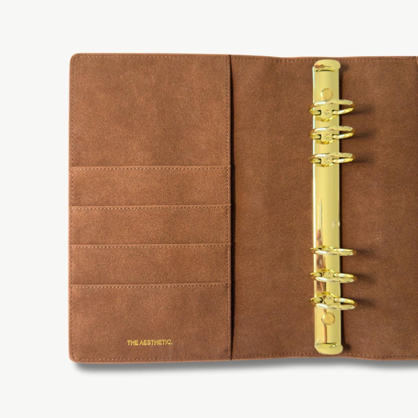 TAN SUEDE PLANNER COVER