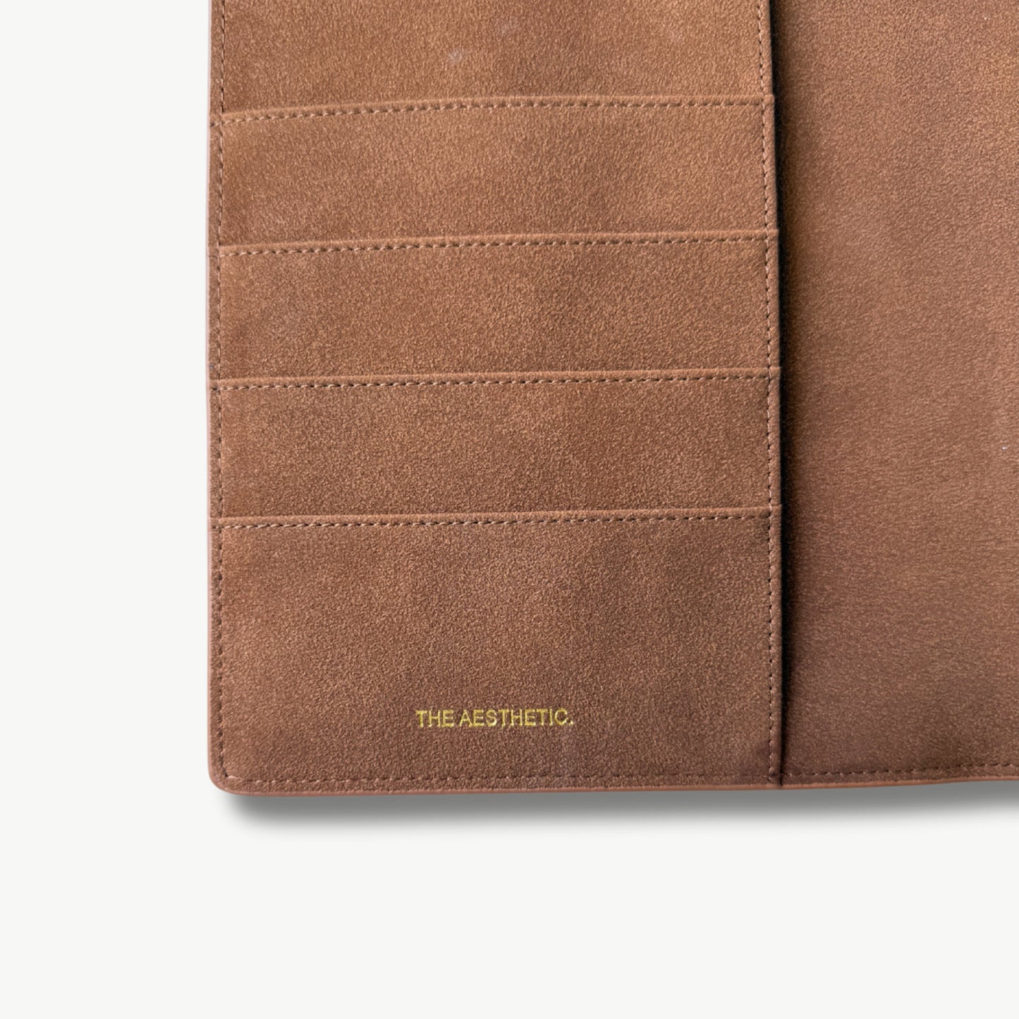 TAN SUEDE PLANNER COVER