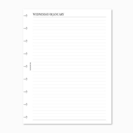 2025 Dated Lined Journal Inserts | DO1P