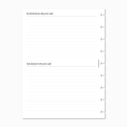 2025 Dated Lined Journal Inserts | 2DOP