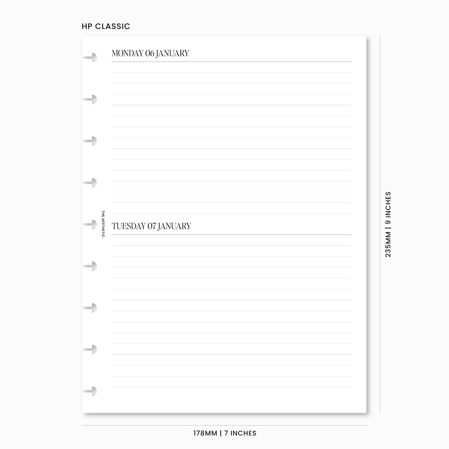 2025 Dated Lined Journal Inserts | 2DOP