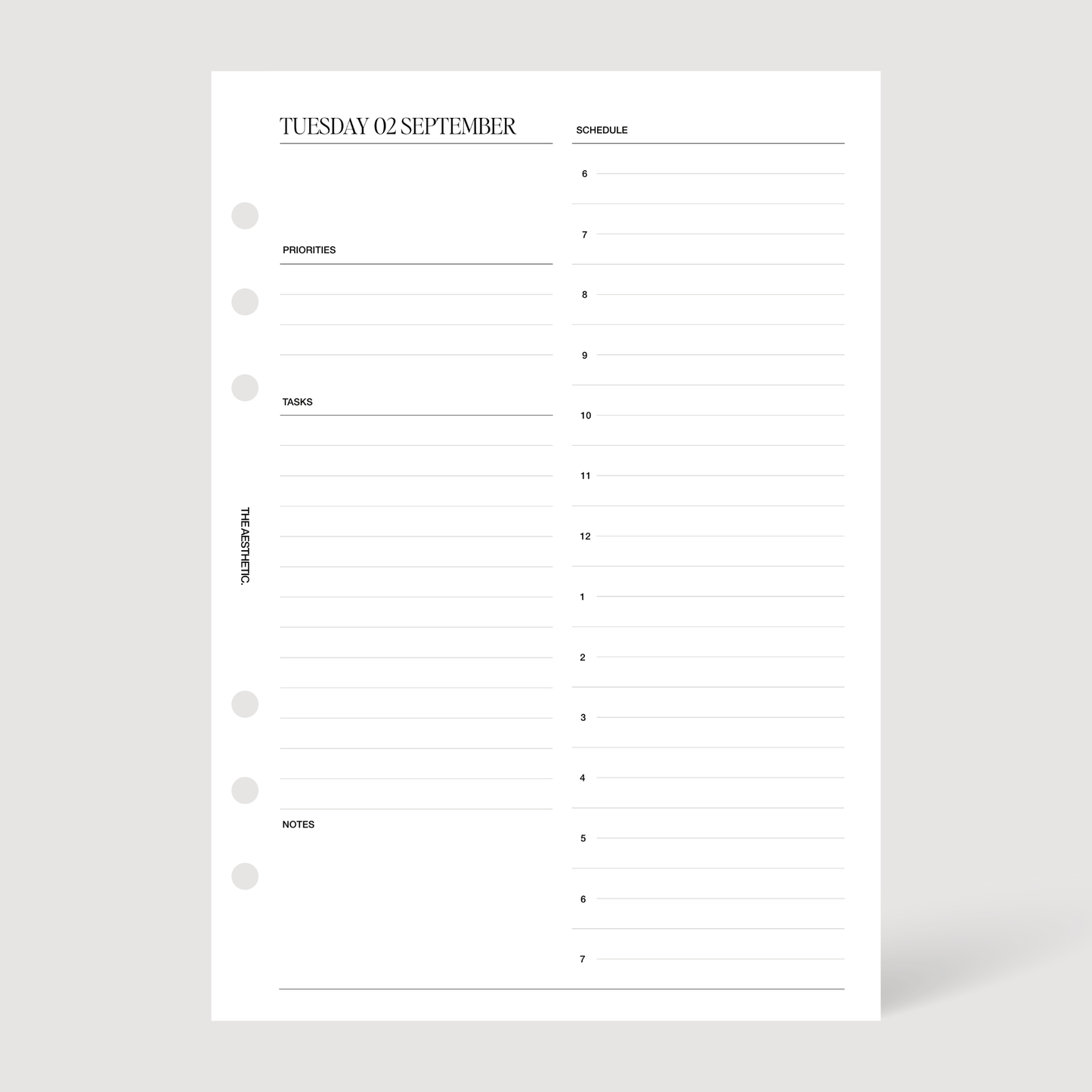 THE 2025/2026 COMPLETE PLANNER INSERTS