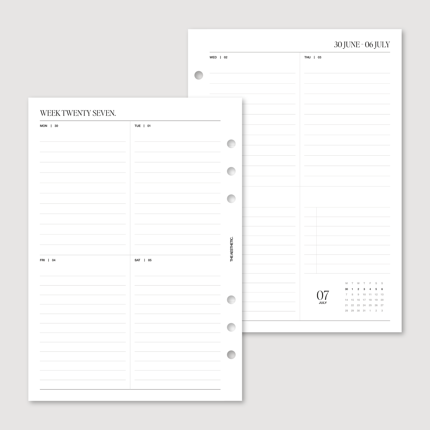 THE 2025/2026 COMPLETE PLANNER INSERTS