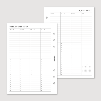 THE 2025/2026 COMPLETE PLANNER INSERTS