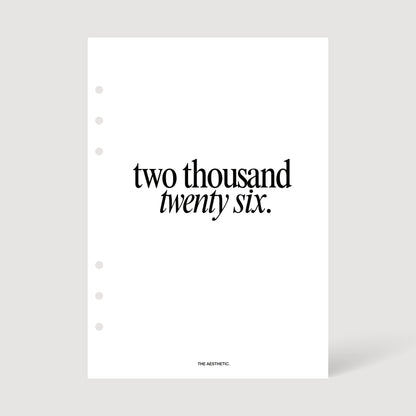 2026 COMPLETE PLANNER INSERTS