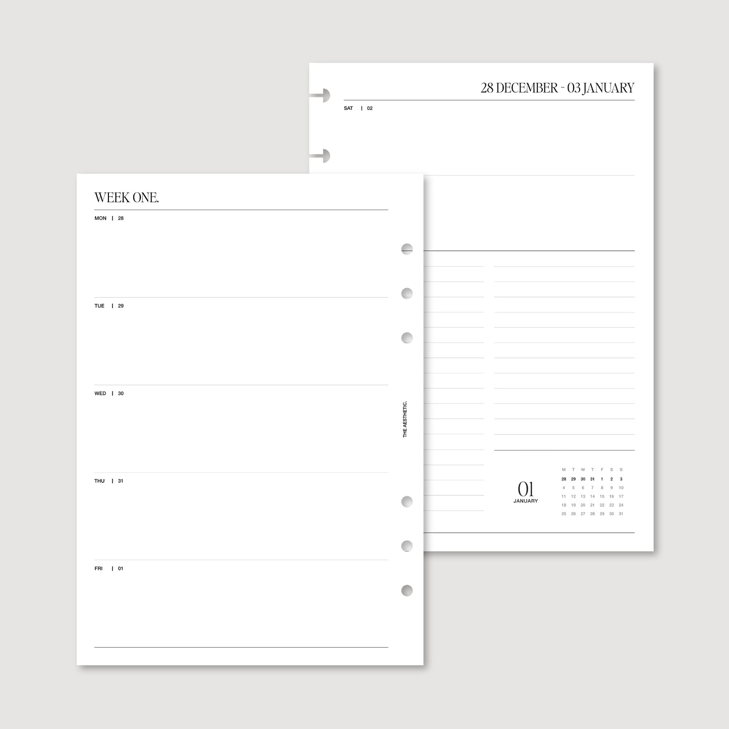 2027 COMPLETE PLANNER INSERTS