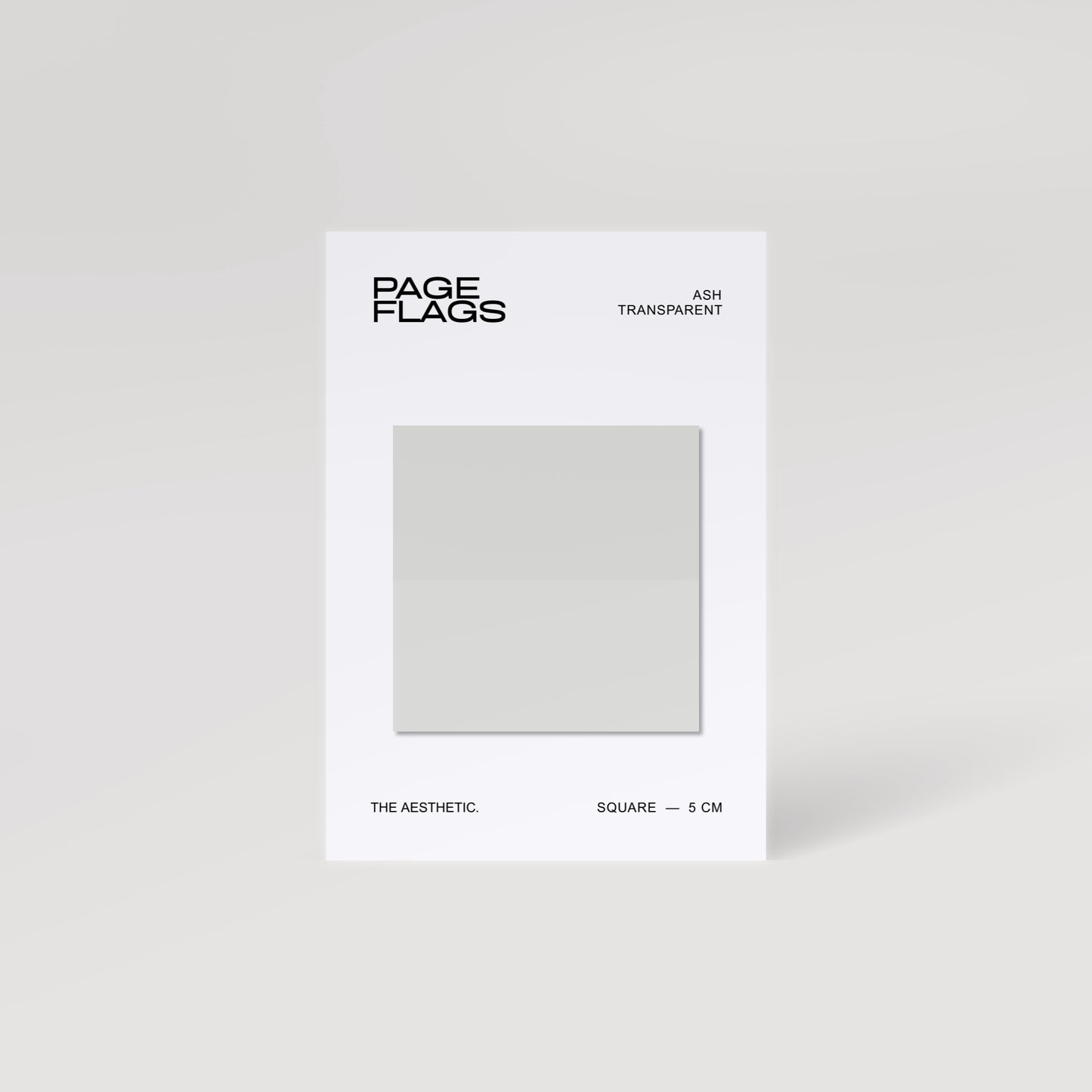 SQUARE TRANSPARENT PAGE FLAGS | 5CM