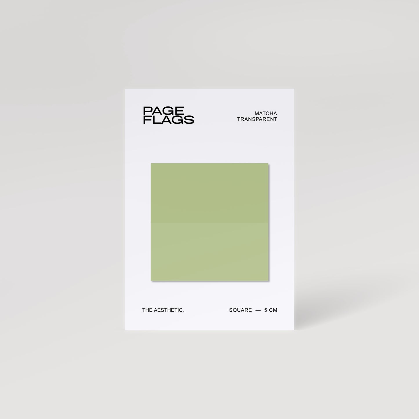 SQUARE TRANSPARENT PAGE FLAGS | 5CM