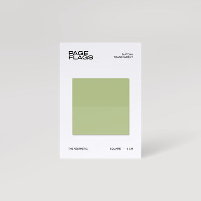 SQUARE TRANSPARENT PAGE FLAGS | 5CM