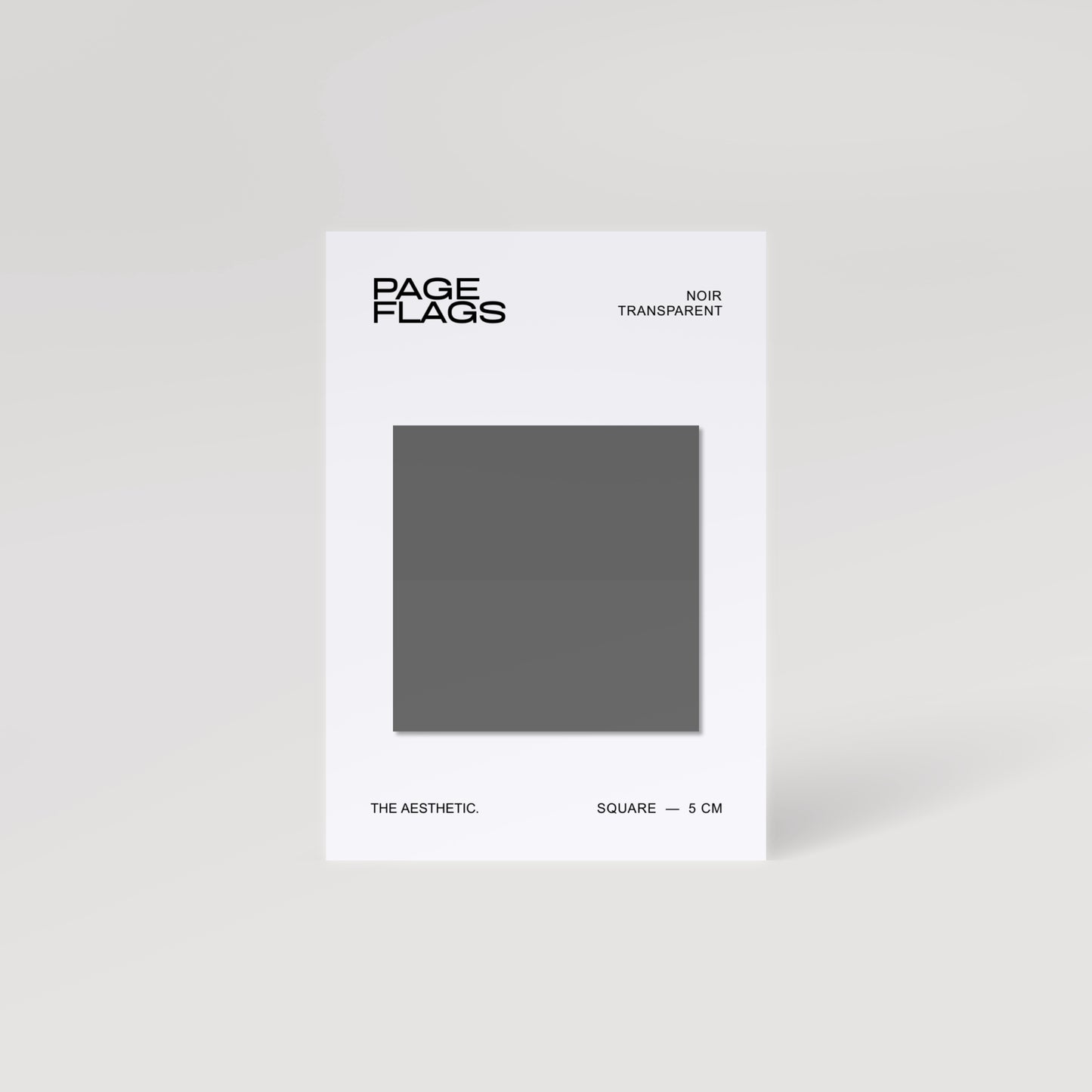 SQUARE TRANSPARENT PAGE FLAGS | 5CM