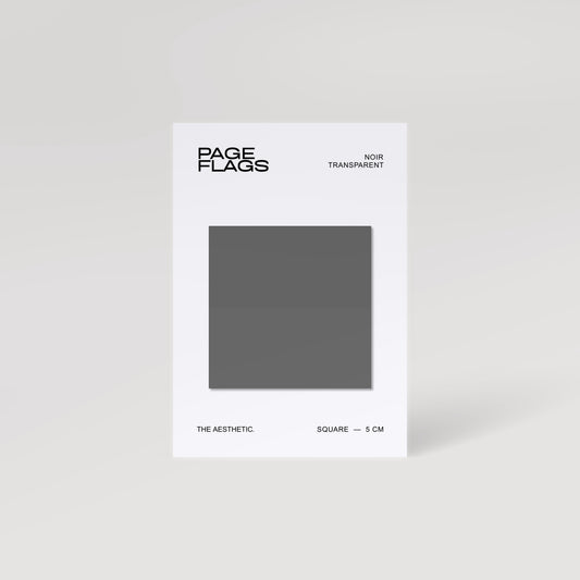SQUARE TRANSPARENT PAGE FLAGS | 5CM