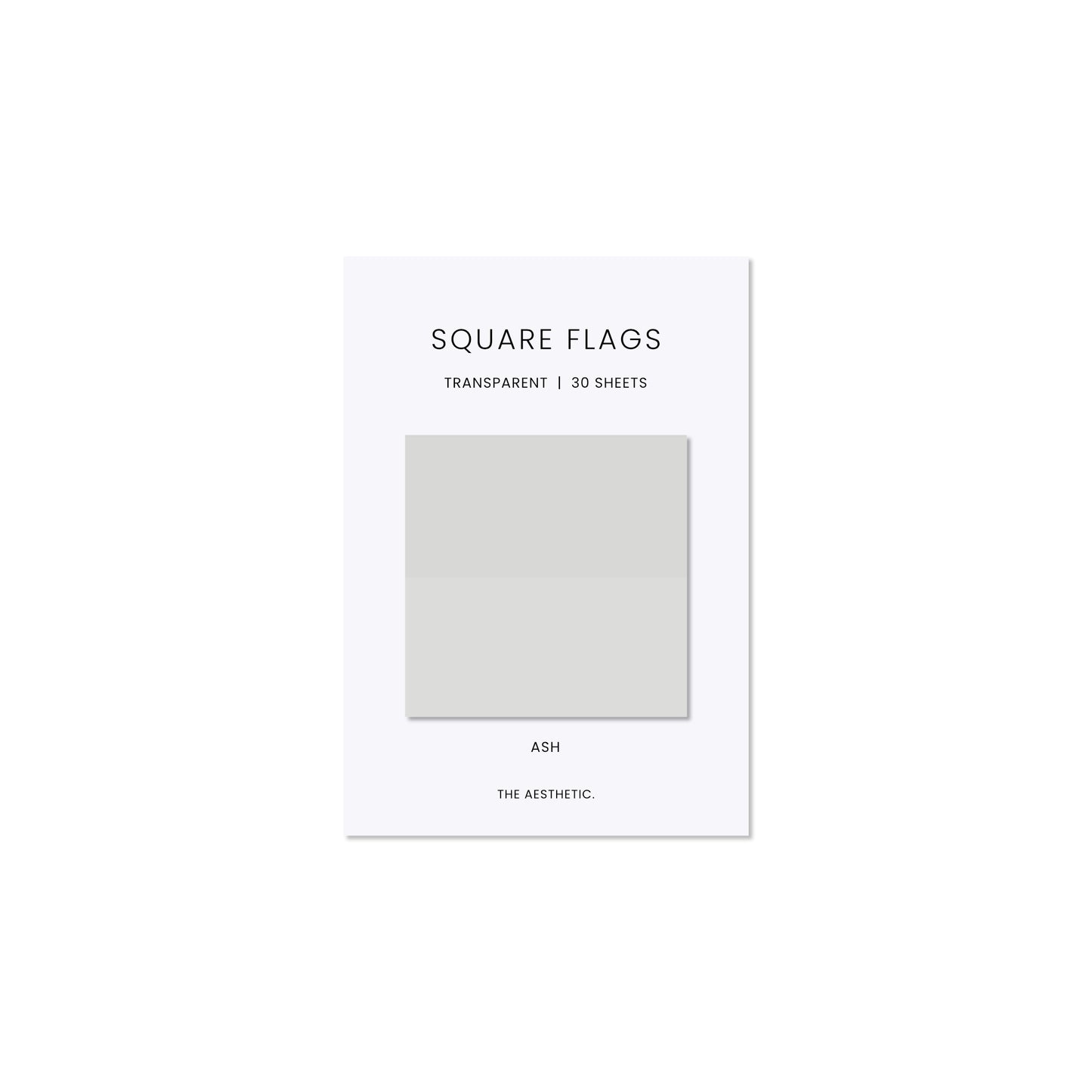 Square Transparent Page Flags | 5cm