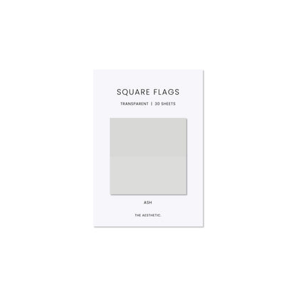 Square Transparent Page Flags | 5cm