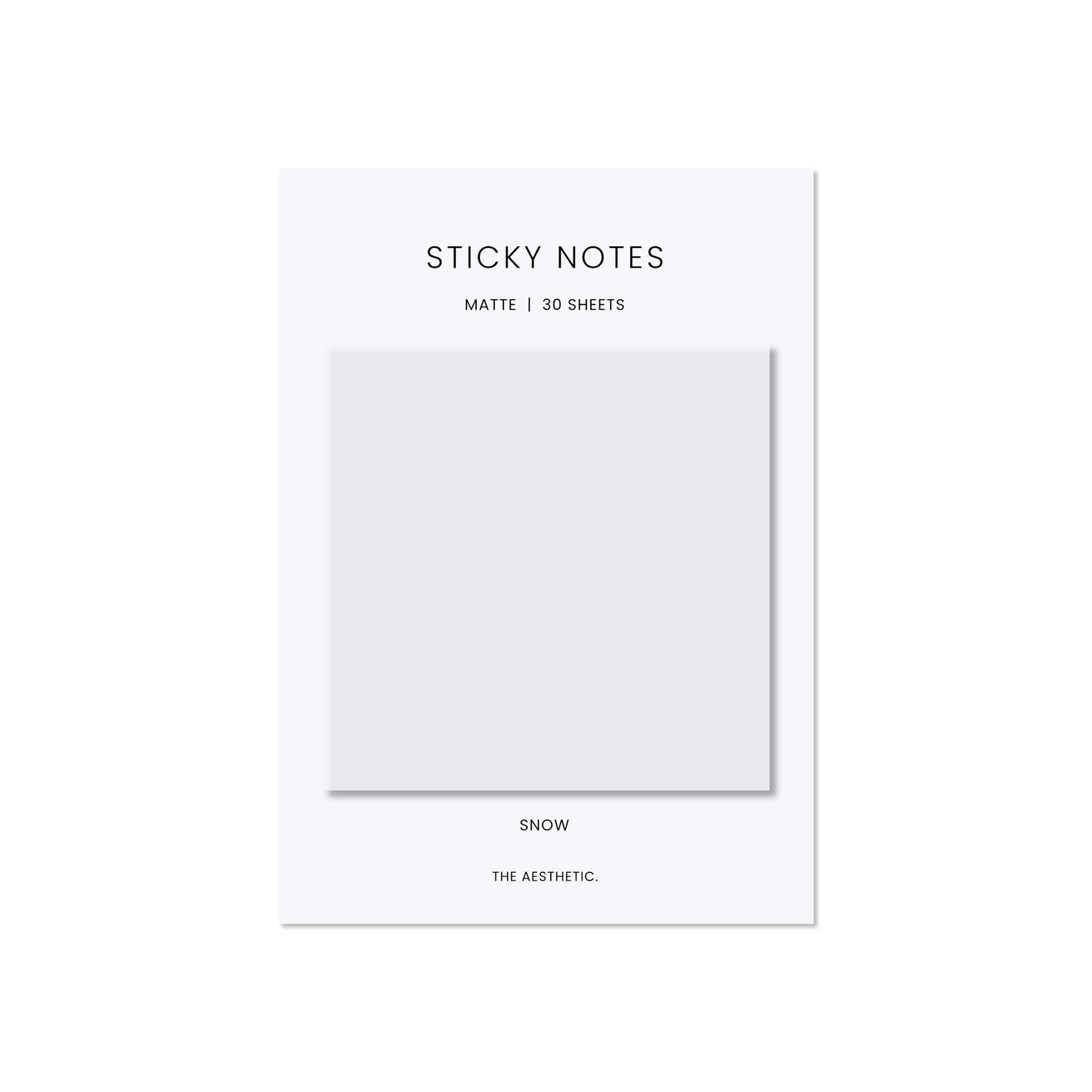 Square Matte Sticky Notes | 7cm