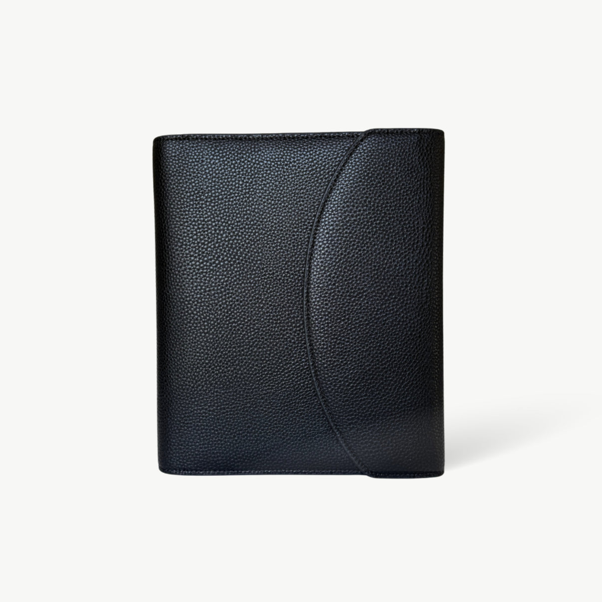 BLACK LEATHER PLANNER COVER THE AESTHETIC.