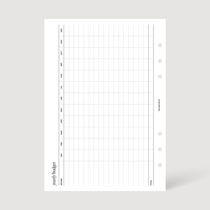 FINANCIAL PLANNER INSERTS | PRINTABLE