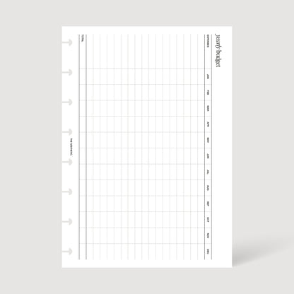 FINANCIAL PLANNER INSERTS | PRINTABLE