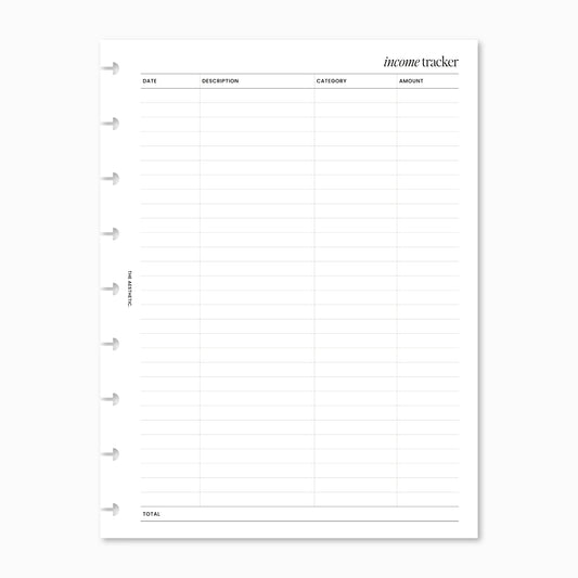 Income Tracker