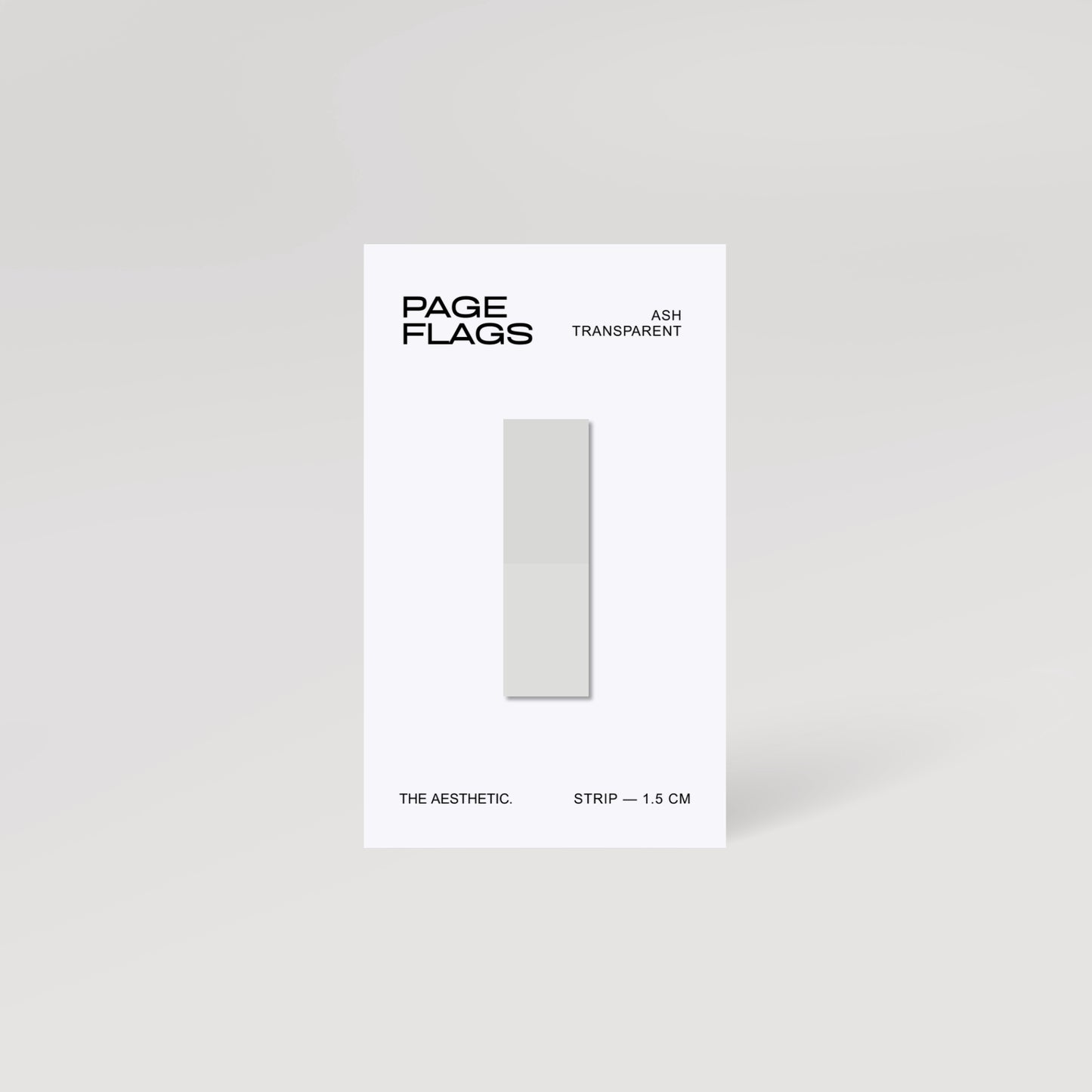 STRIP TRANSPARENT PAGE FLAGS | 1.5CM