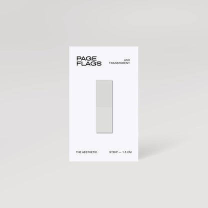 STRIP TRANSPARENT PAGE FLAGS | 1.5CM