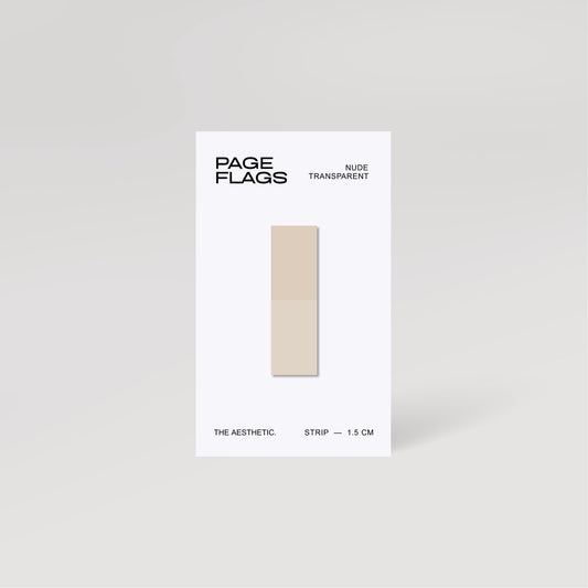 STRIP TRANSPARENT PAGE FLAGS | 1.5CM