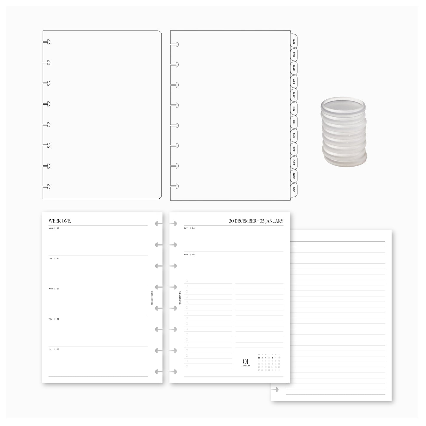 2025 Planner Bundle | Horizontal Weekly