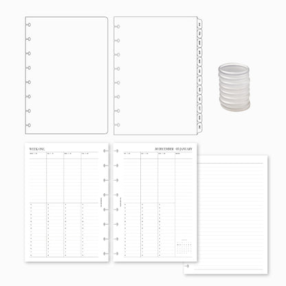 2025 Planner Bundle | Vertical Schedule Weekly