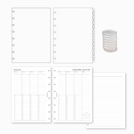 2025 Planner Bundle | Vertical Schedule Weekly