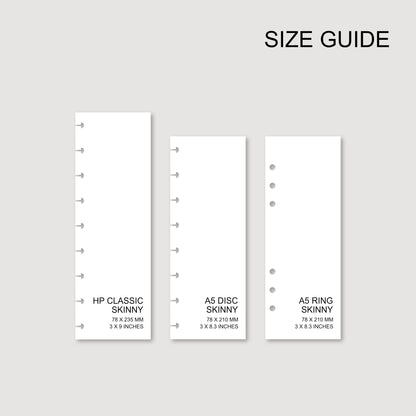 TASK LIST SKINNY INSERTS