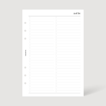 TASK LIST INSERTS | PRINTABLE
