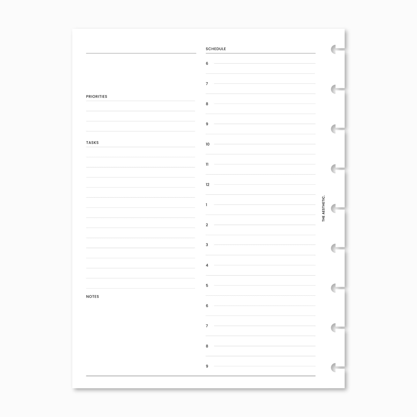 Undated Daily Planner Inserts | DO1P