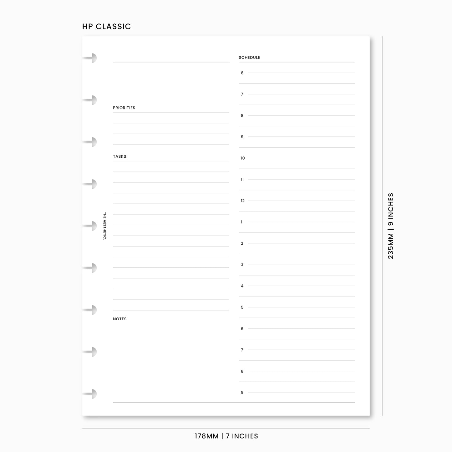 Undated Daily Planner Inserts | DO1P